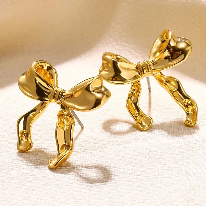 Gold earrings for women -Carol™ Bow Earrings