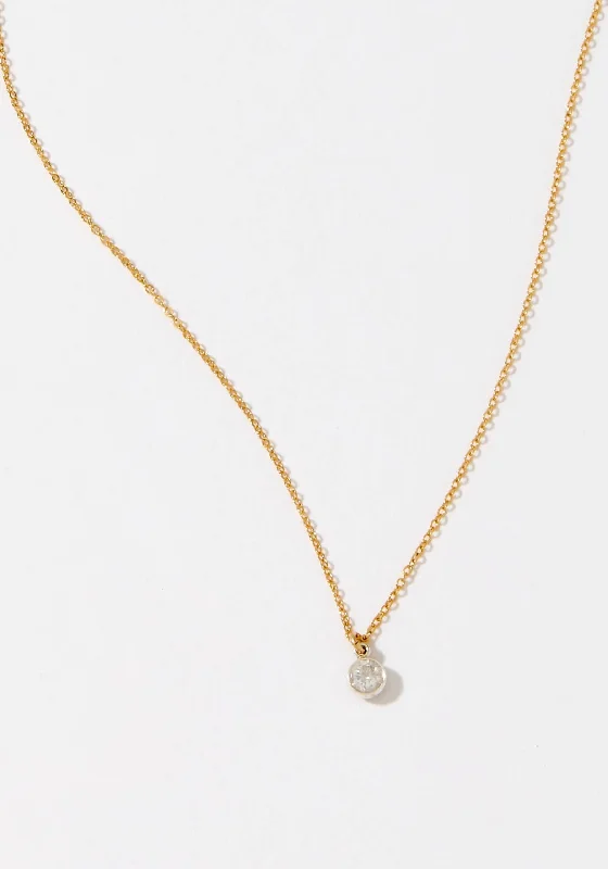 women elegant chain necklaces -Becca Charm Necklace