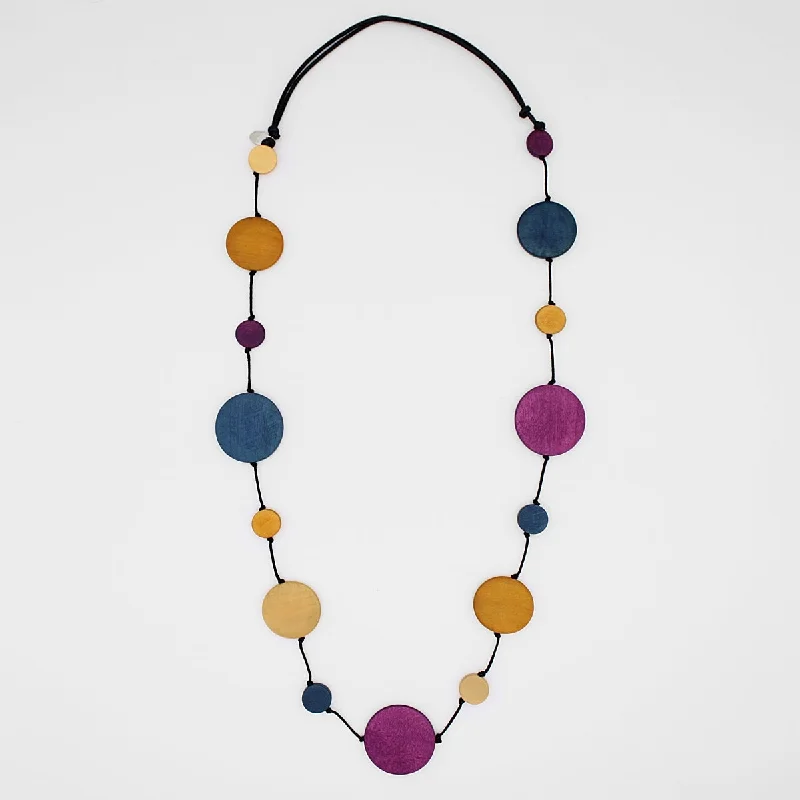 women gemstone pendant necklaces -Mustard Amira Necklace