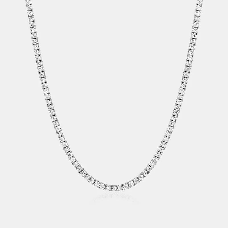 Affordable necklaces for women -Lab Grown Diamond Tennis Necklace