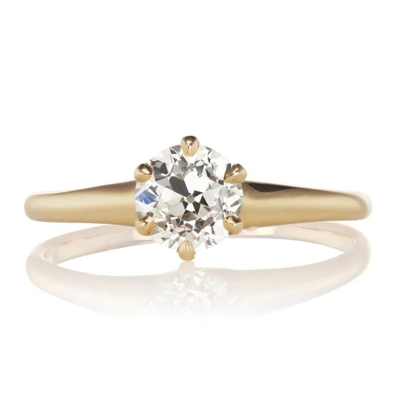 women gemstone solitaire rings -Dove