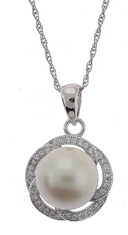 women gemstone pendant necklaces -Knot South Seas Pearl Necklace (SKU: 192636)