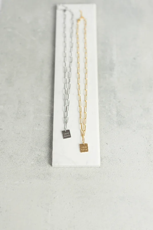 women dainty necklaces -BOUND NECKLACE · PROVERBS 3:3-4