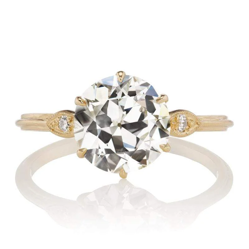 women vintage diamond rings -Alva 2.08