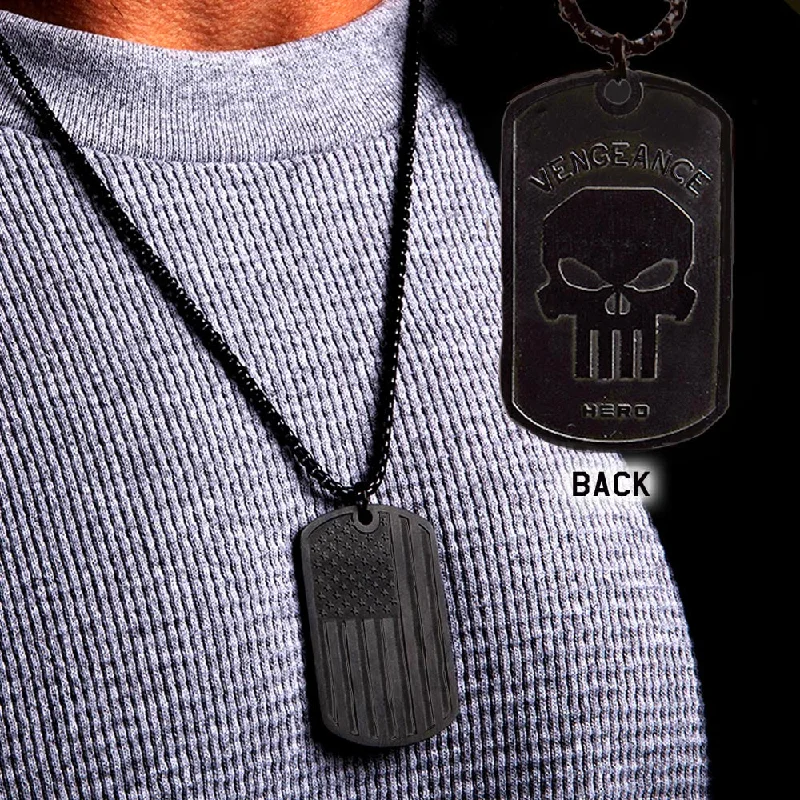 women birthstone necklaces -Vindicta Vengeance Necklace: Helps Pair Veterans With A Service Dog Or Shelter Dog