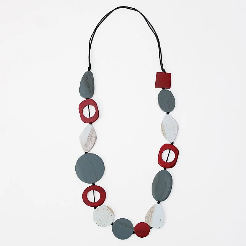 women celestial necklaces -Red Sabina Necklace