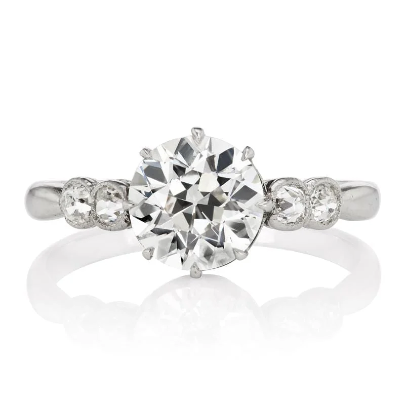 women oval diamond rings -Elysha