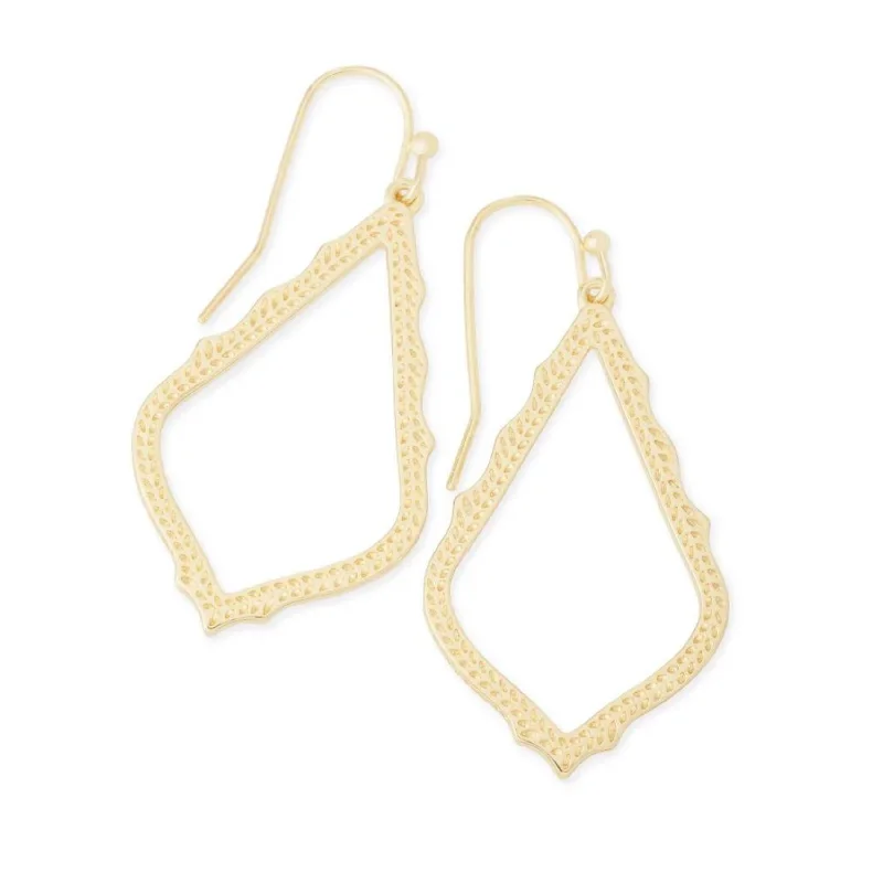 women jade earrings -Kendra Scott | Sophia Drop Earrings in Gold