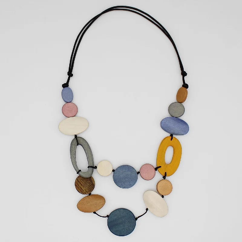 women ruby necklaces -Multicolor Lara Bib Necklace