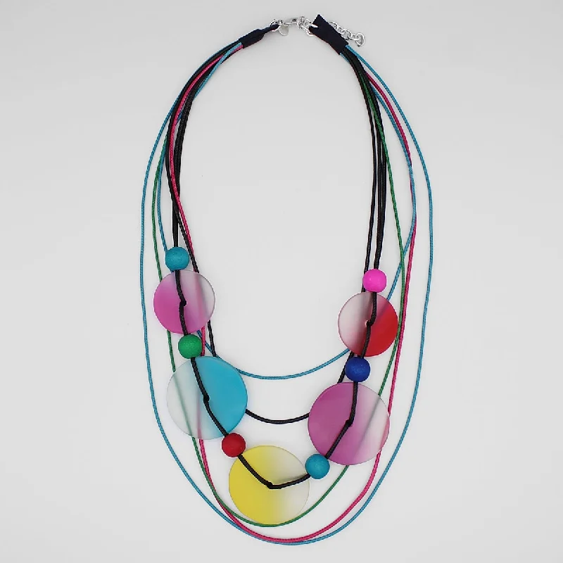 Custom necklaces for women -Multi Color Margarita Necklace