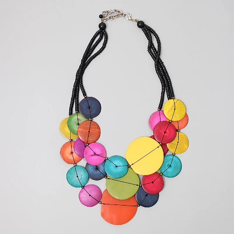 women infinity necklaces -Multi Color Eclipse Necklace