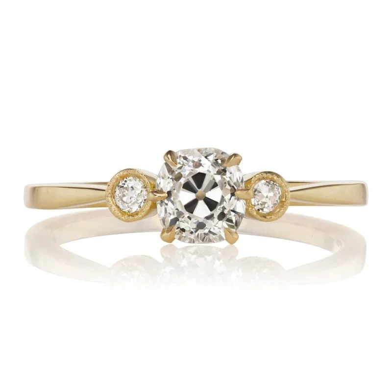 women cushion-cut rings -Marta 0.74