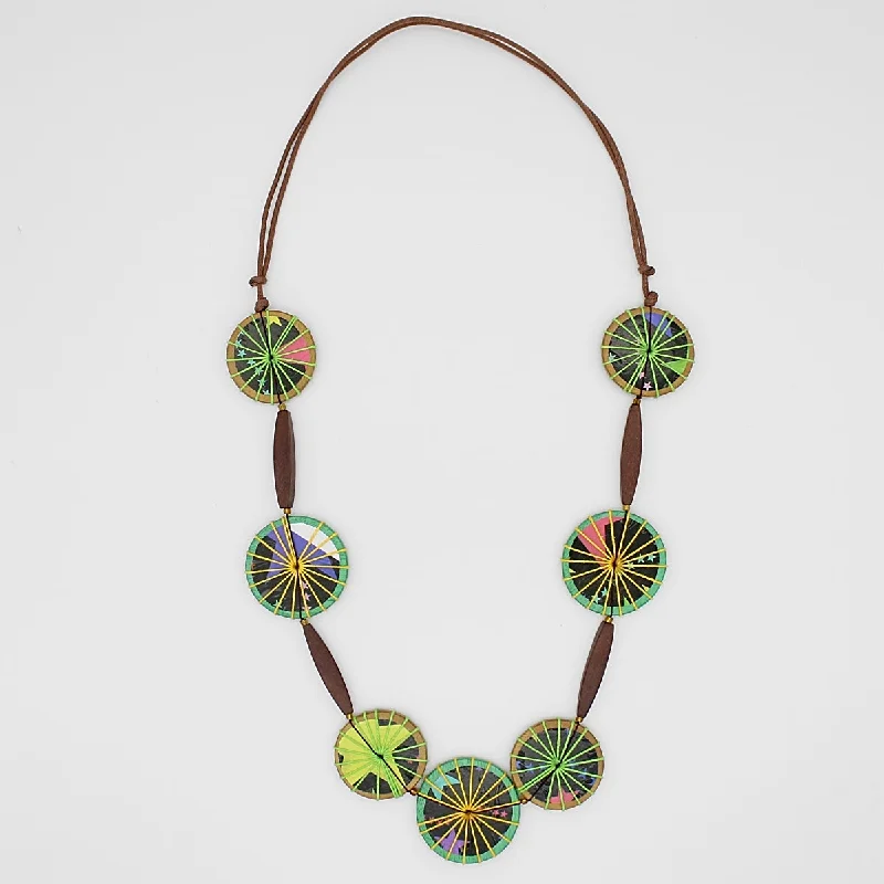 women bar necklaces -Allegra Sunburst Necklace