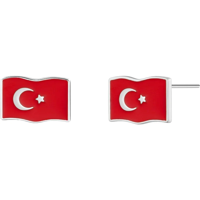 women elegant earrings -Türkiye Turkey Stud Earrings