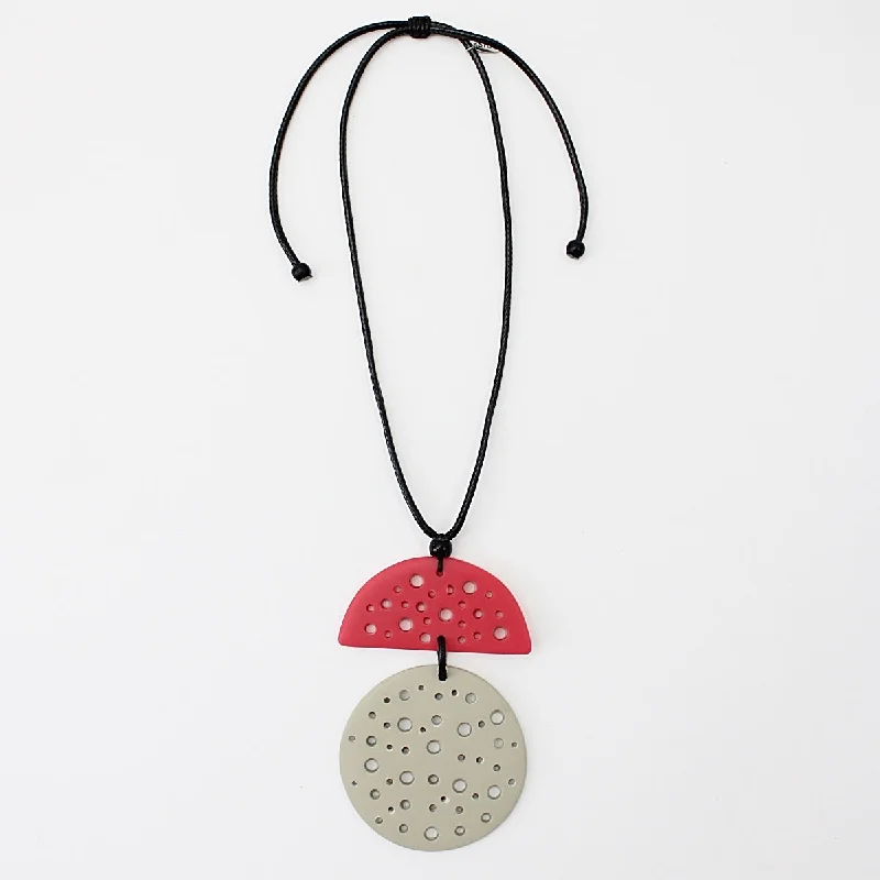 women star-shaped necklaces -Coral Jocelyn Pendant Necklace