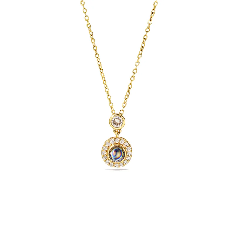 women celestial star necklaces -Enchanted Projection Necklace