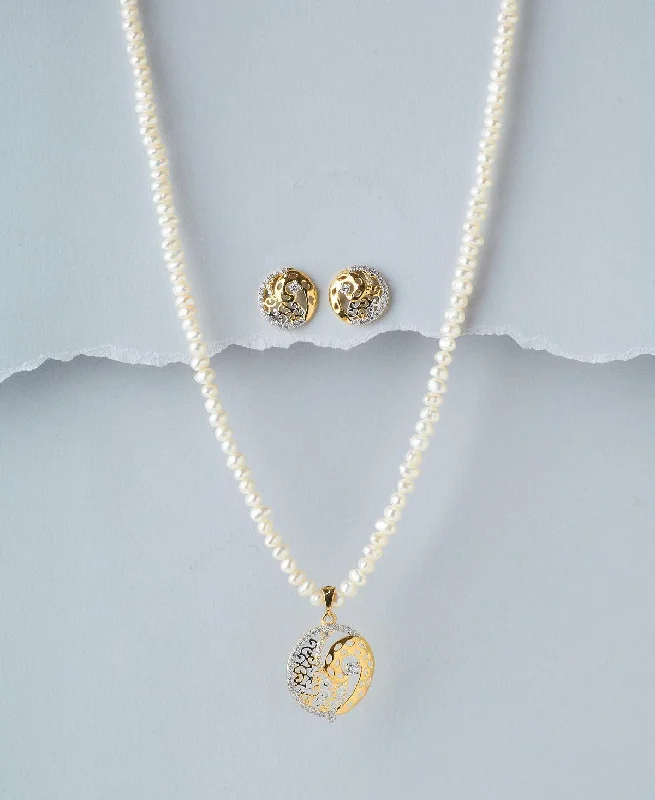 Diamond necklaces for women -Beautiful Pearl Necklace Set