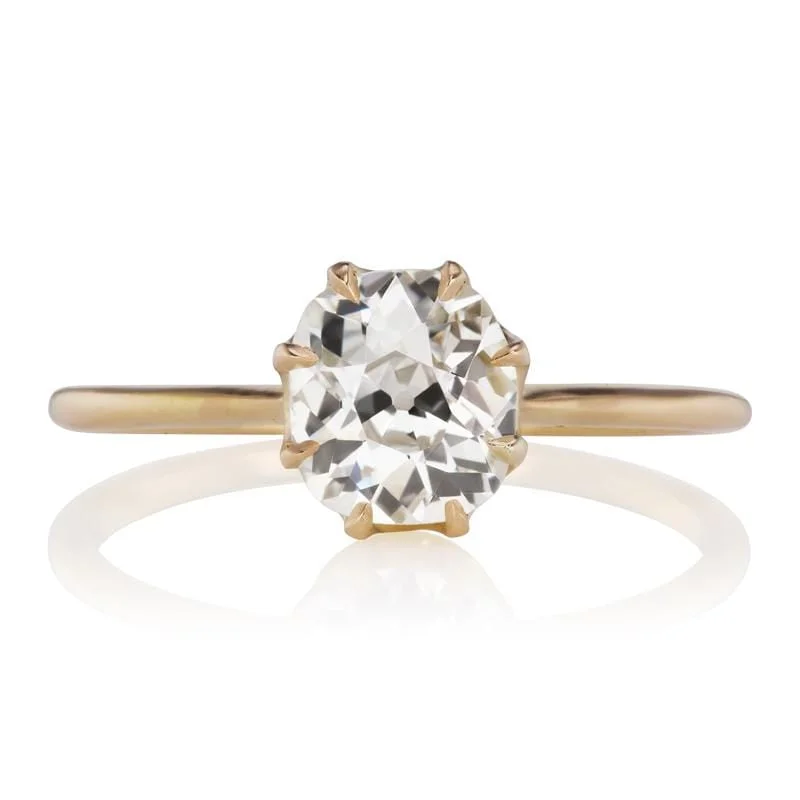 women floral engagement rings -Bella 1.07