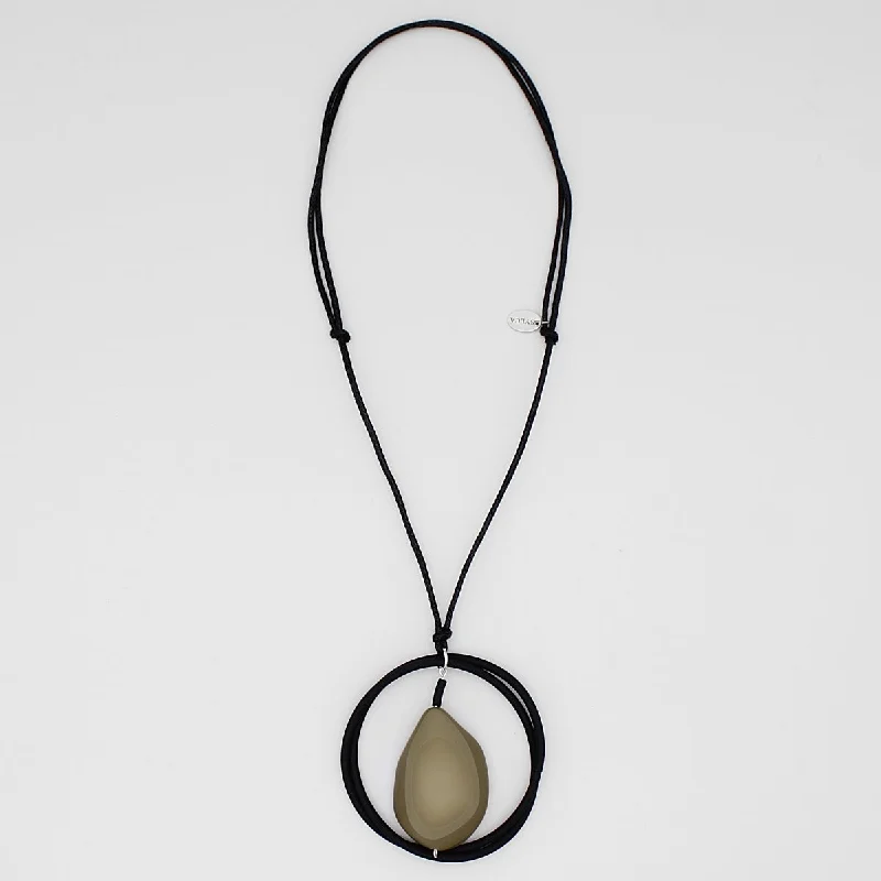 women intertwined necklaces -Artistic Marlowe Pendant Necklace