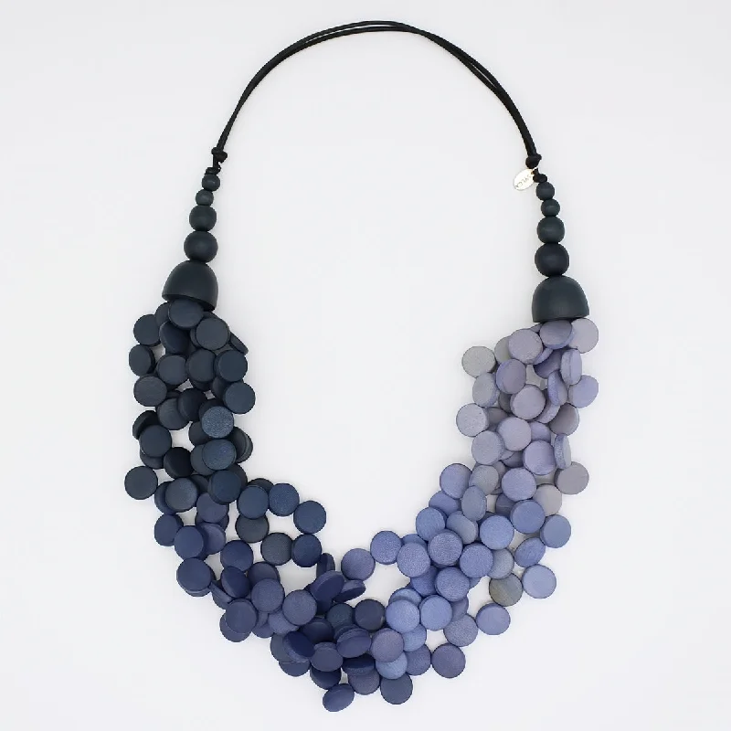 women dainty necklaces -Ombre Smoke Gillian Necklace