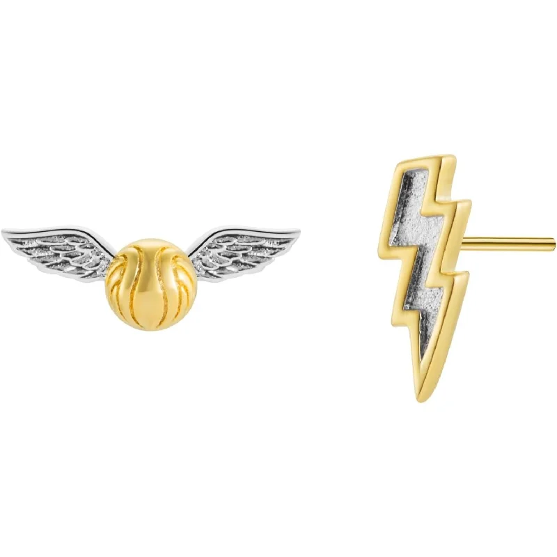 women classic stud earrings -Harry Potter Earring Studs