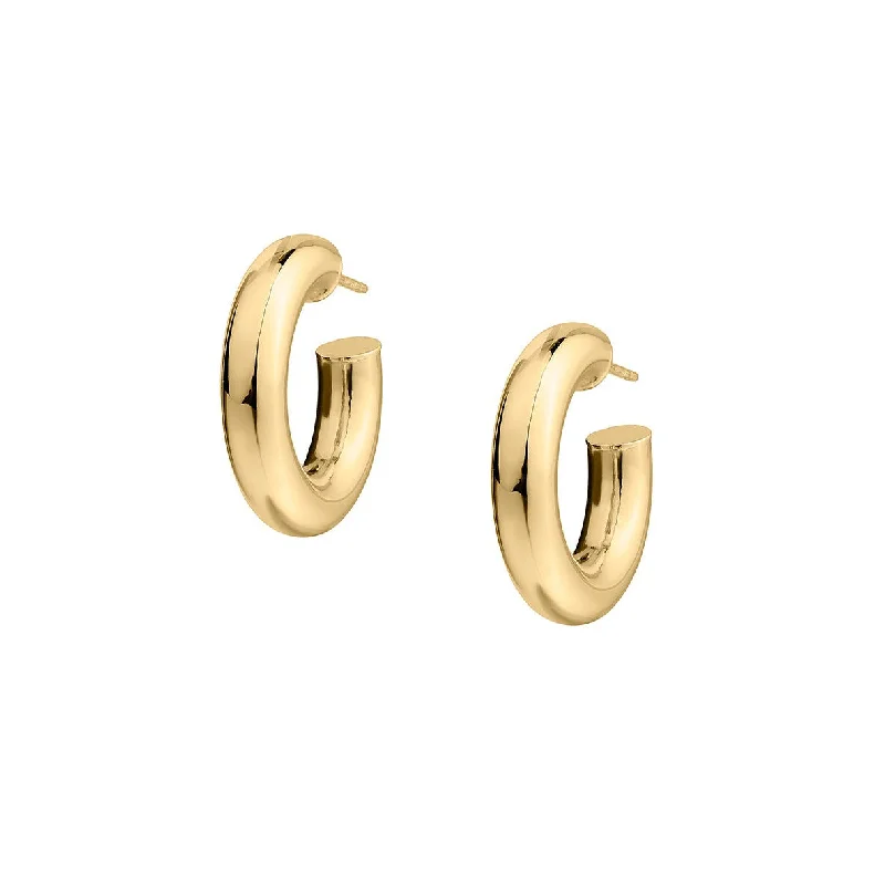 women oval earrings -HOOP EARRINGS