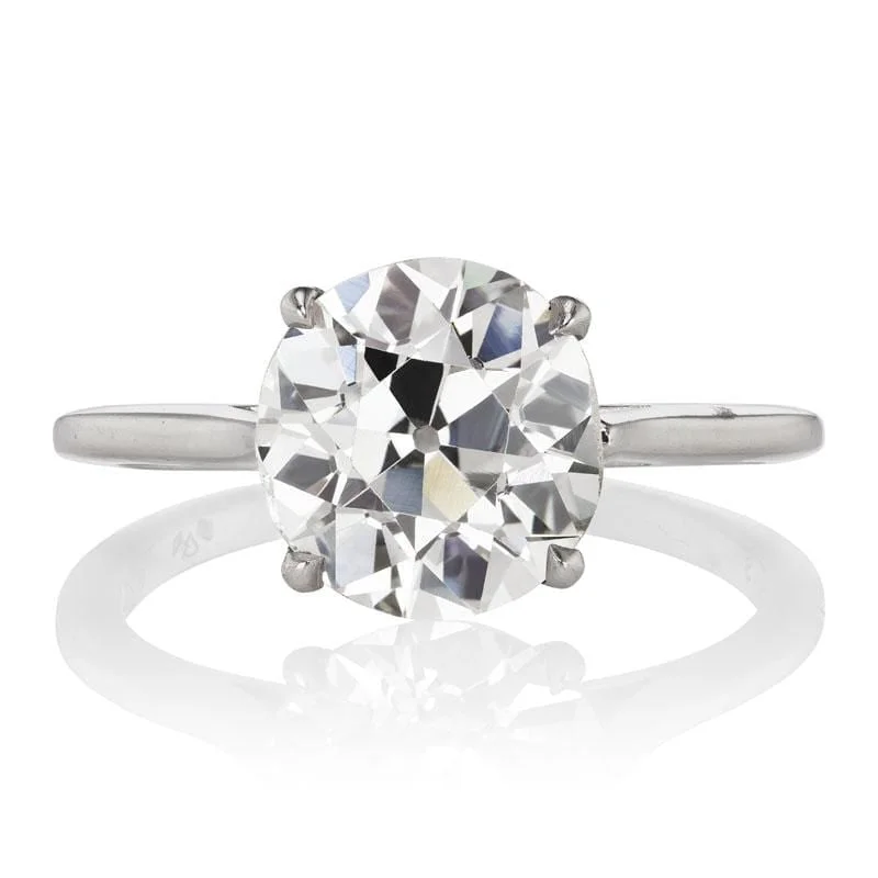 women gemstone solitaire rings -Averill