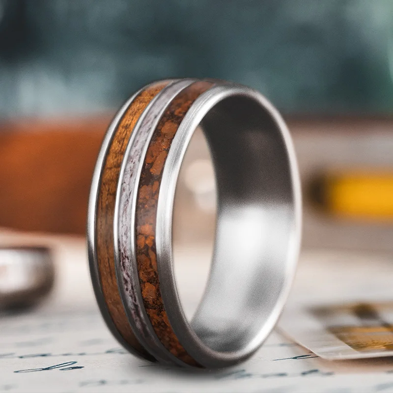 women custom wedding rings -Custom Design - 3-Inlay Narrow Center Ring _s5cgniFiTiLwLn5s-lRWN3s