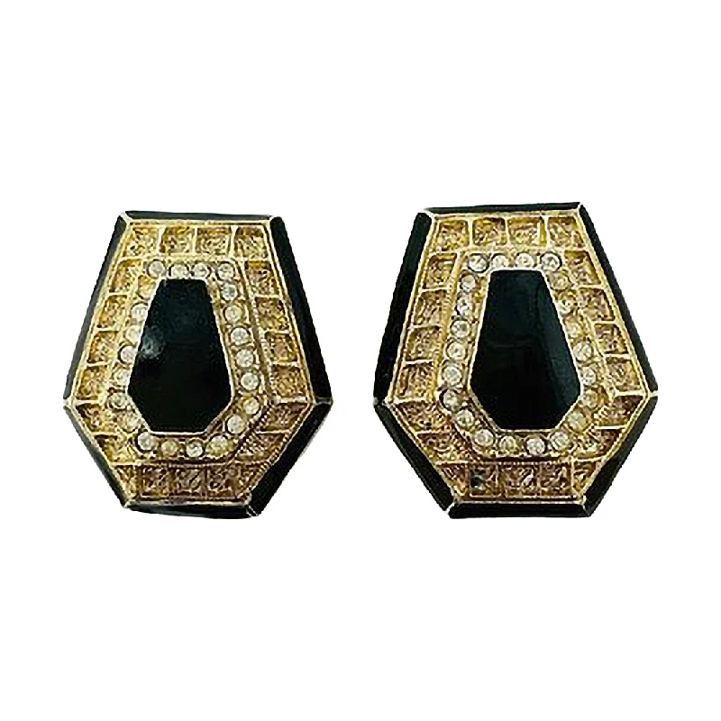 women wedding earrings -Vintage Balenciaga Earrings