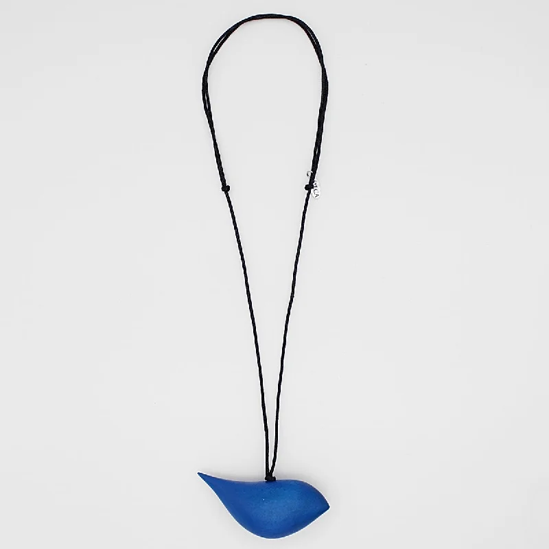 women choker necklaces -Cobalt Robin Pendant Necklace