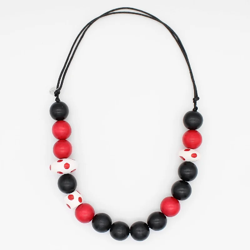 women boho chic necklaces -Mod Dot Statement Necklace