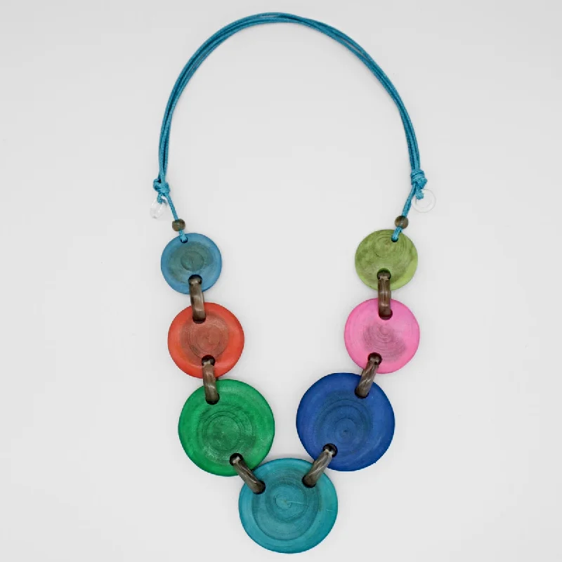 women emerald necklaces -Multi Color Rowan Necklace